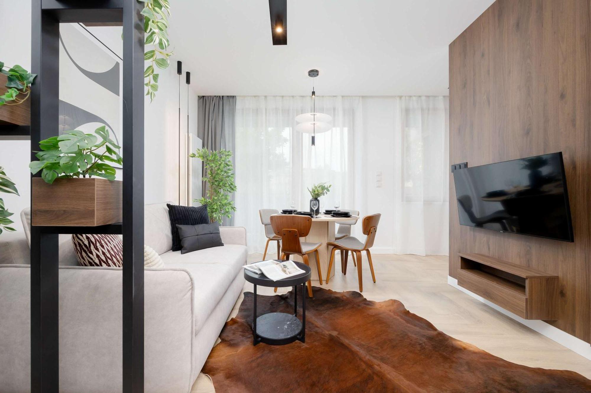 Apartment Sarmacka Wilanow With Parking, Sauna & Gym By Noclegi Renters Варшава Экстерьер фото